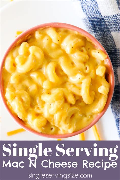 Mac And Cheese Single Serving