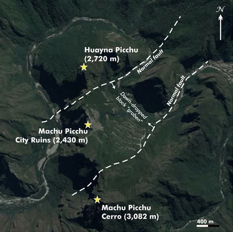 Machu Picchu Fault Graben Location Peru Inca Exploring The Earth
