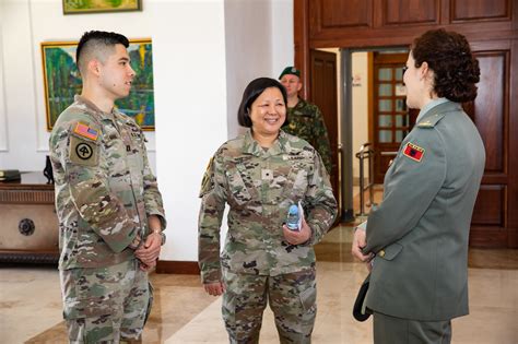 Maj Gen Lisa J Hou D O The Adjutant General Of New Jersey Stands