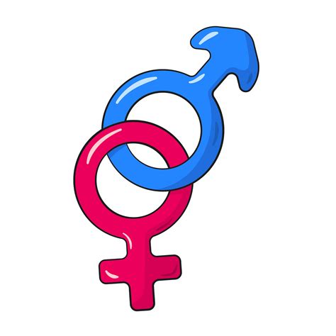 Male And Female Gender Symbol Heterosexual 25377297 Vector Art At Vecteezy