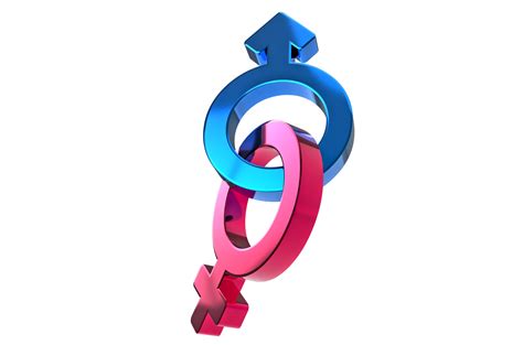 Male Female Sex Sign Gender Symbols Illustration 3D Rendering 3D