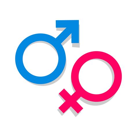 Male Female Symbols Word At Ruby Najar Blog
