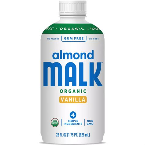 Malk Organic Almond Milk Vanilla Shop Milk At H E B