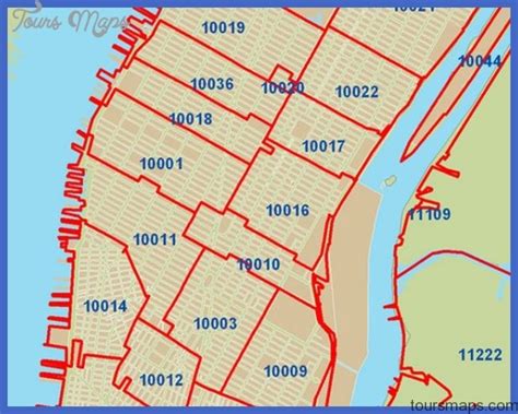 Manhattan Zip Codes Map New York County Zip Codes Map New York
