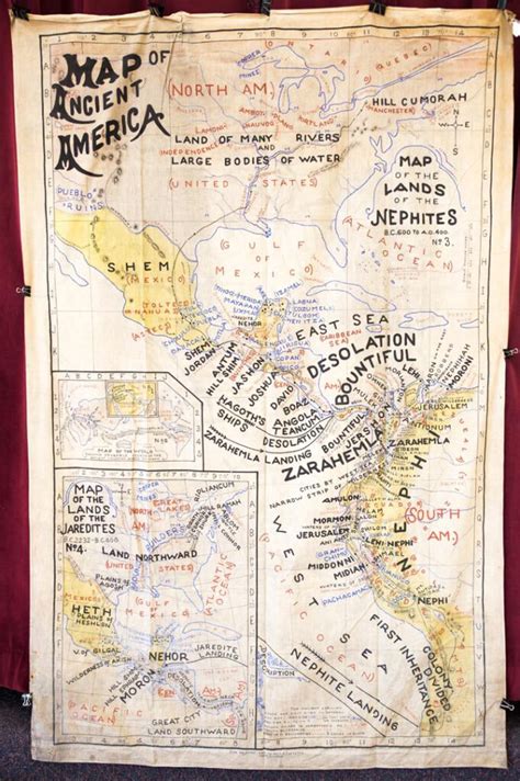Map Of Ancient America Book Of Mormon Art Catalog