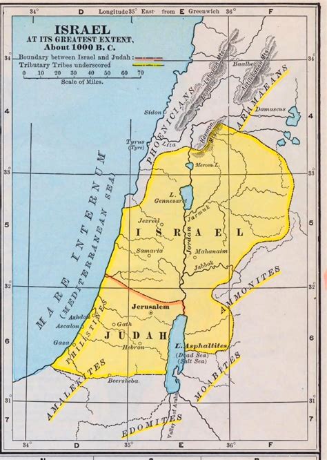 Map Of Ancient Kingdoms Of Israel By Wogofjog On Deviantart