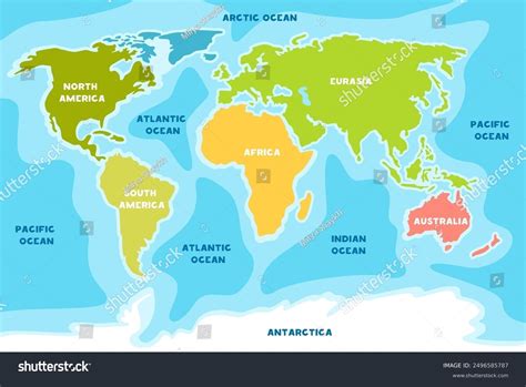 7 Continents Map Guide