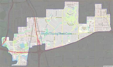 Map Of Farmers Branch City Thong Thai Real