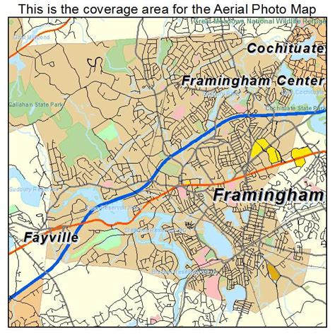 Map Of Framingham Ma Area Bedrock Geologic Map Of The Framingham