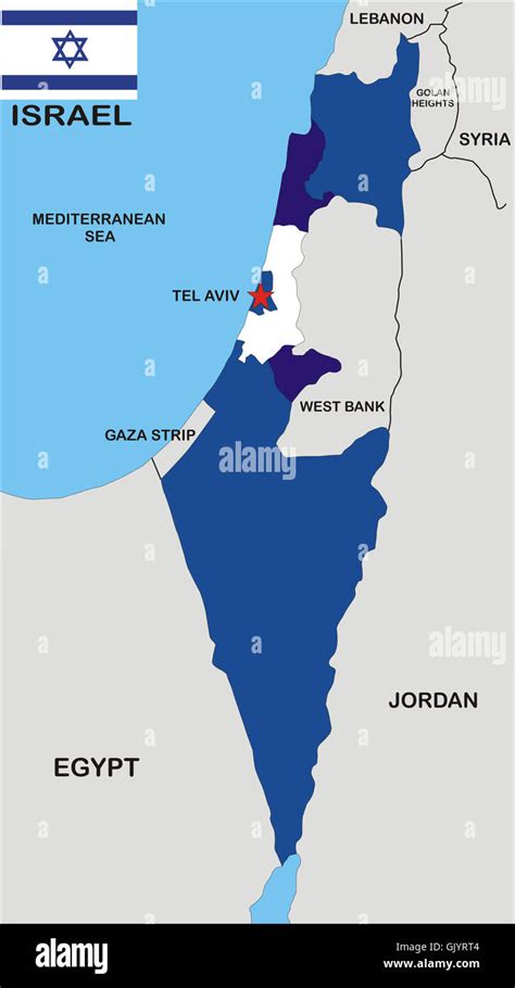 Map Of Israel Map Hi Res Stock Photography And Images Alamy