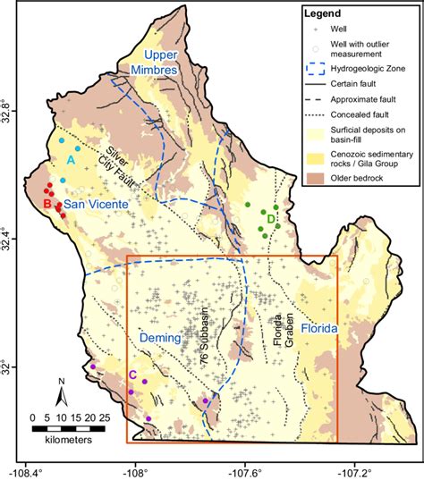 Map Of New Mexico Mimbres