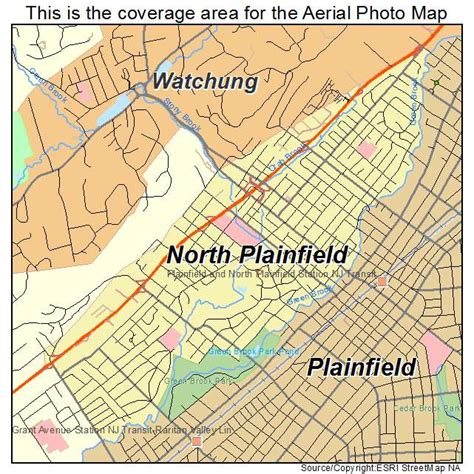 Map Of North Plainfield Borough