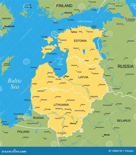 Map Of The Baltic Region Map Of Europe Europe Map