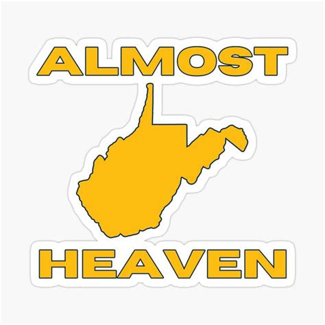 Map Of U S States That Seem To Be Almost Heaven And One State That Map Of U S States That Seem To Be Almost Heaven And One State That