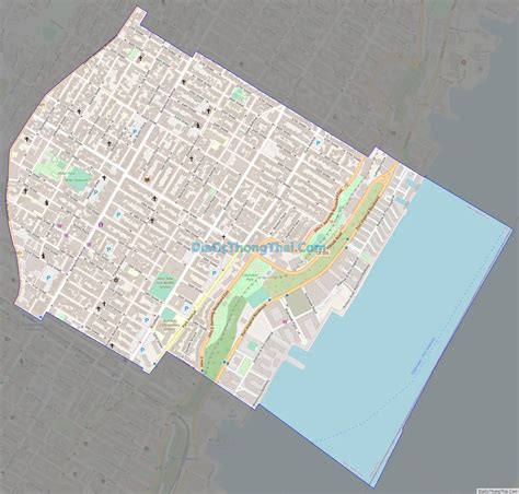 Map Of West New York Town Thong Thai Real Map Of West New York Town Thong Thai Real