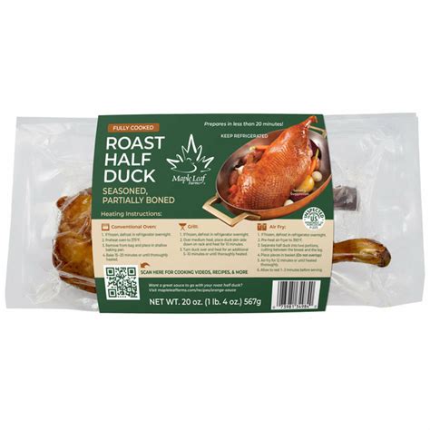 Maple Leaf Farms Roasted 1 2 Duck 10 Oz 2 Count Same Day Delivery Costco