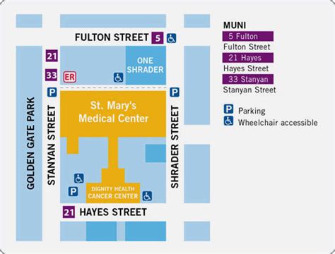 Maps Directions Parking St Mary S Medical Center Dignity Health