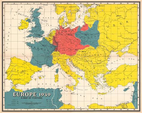 Maps Map Of Europe 1939 Maps Map Of Europe 1939