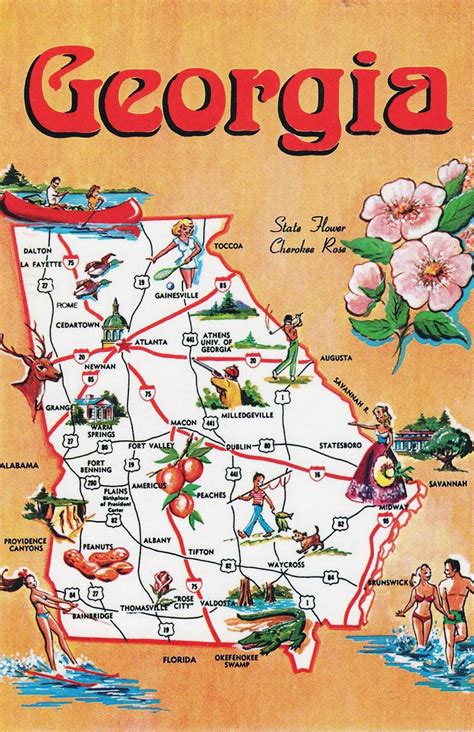 Maps Of Georgia Detailed Map Of Georgia In English Tourist Map Of