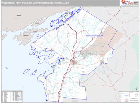 Maps Of Watertown Fort Drum Metro Area New York Marketmaps Com Maps Of Watertown Fort Drum Metro Area New York Marketmaps Com
