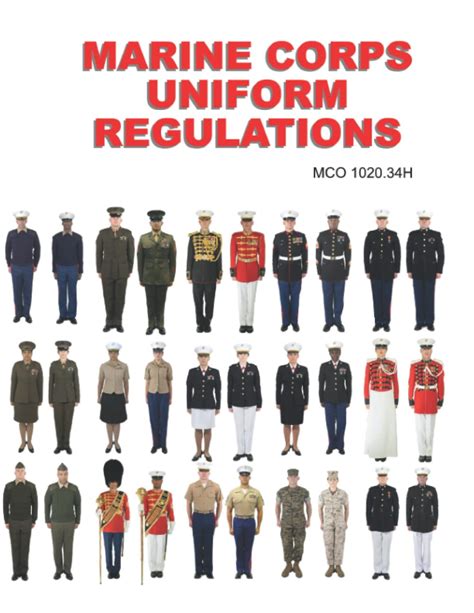 Marine Corps Uniform Regulations Mco 1020 34H 01 May 2018 U S Marine Corps 9798367604672 Amazon Com Books