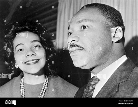 Martin Luther King And His Wife Coretta 11 December 1964 Stock Photo