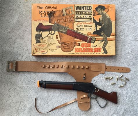 Marx Wanted Dead Or Alive Gun Amp Holster Set With Box Toy Gun 19