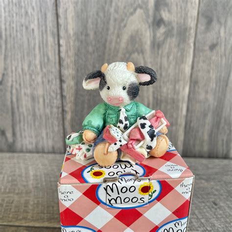 Mary Amp 39 S Moo Moos Amp Quot Goodmoos Another Tie Amp Quot 142948 1995 Enesco Mary Amp 39 S Moo Moos Amp Quot Goodmoos Another Tie Amp Quot 142948 1995 Enesco