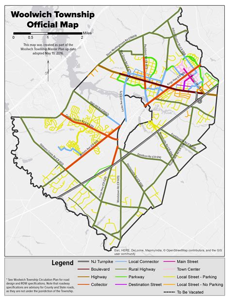 Master Plan Elements Maps Woolwich Township Nj