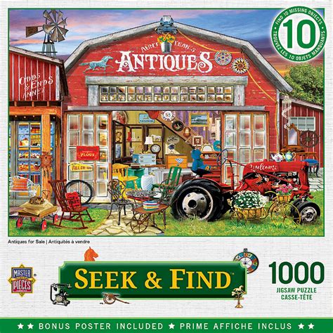 Masterpieces Seek Amp Find Antiques For Sale 1000 Piece Jigsaw Puzzle Masterpieces Seek Amp Find Antiques For Sale 1000 Piece Jigsaw Puzzle
