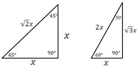 Mathcounts Notes Special Right Triangles 30 60 90 And 45 45 90 Mathcounts Notes Special Right Triangles 30 60 90 And 45 45 90