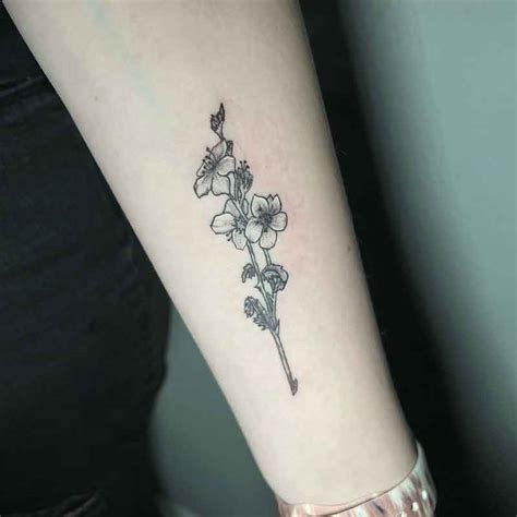 May Birth Flower Tattoo