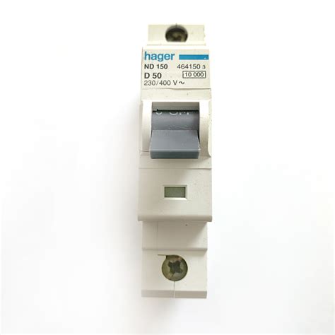 Mcb Amp 39 S Hager Nd150 464150 D50 50A 50 Amp Mcb Circuit Breaker Type D Mcb Amp 39 S Hager Nd150 464150 D50 50A 50 Amp Mcb Circuit Breaker Type D