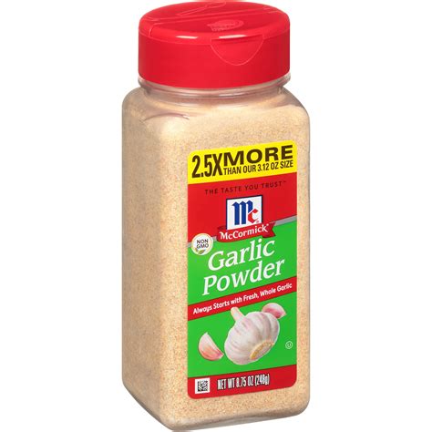 Mccormick Garlic Powder 8 75 Oz Walmart Com