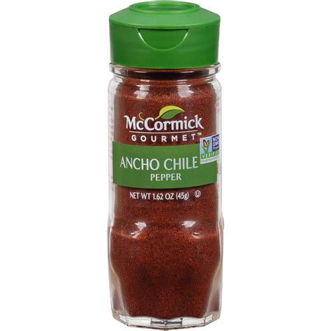 Mccormick Gourmet Ancho Chile Pepper Spice 1 62 Oz Mccormick Gourmet Ancho Chile Pepper 1 62 Oz Premium Spice Chipotle Peppers In Adobo Sauce