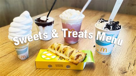 Mcdonald S Sweet And Treat Menu With Prices 2026 Shakes Soft Serve Desserts