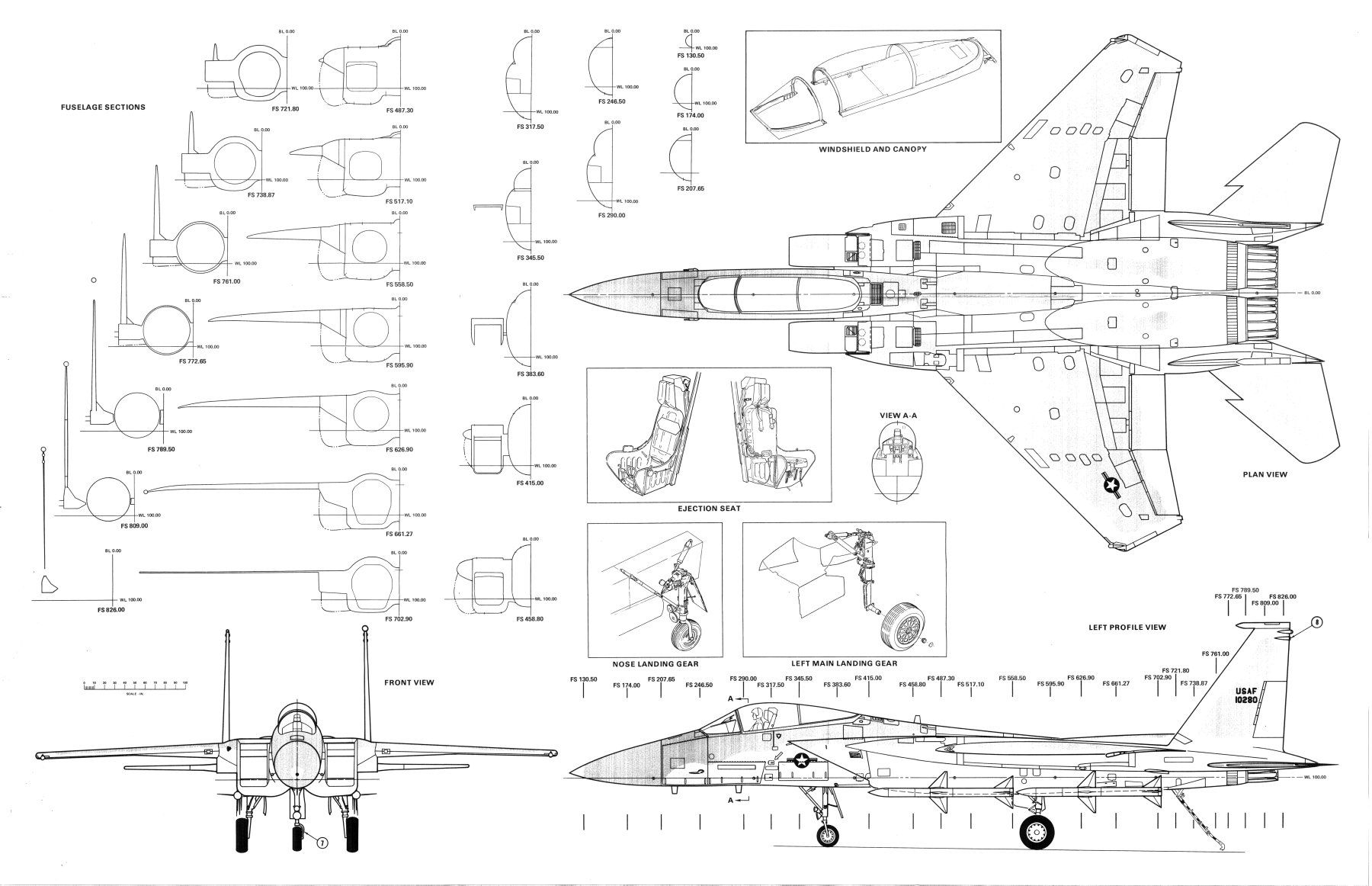Mcdonnell Douglas F 15C D Eagle Usaf Fighter