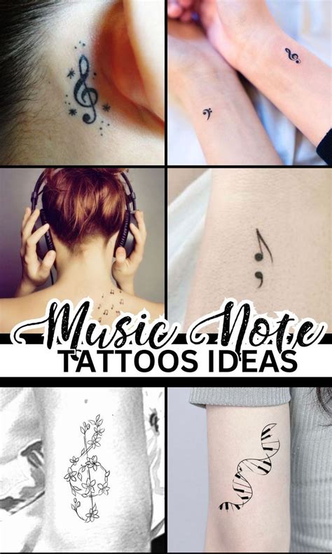 Meaning Of Music Note Tattoo Behind The Ear And Design Ideas Meaning Of Music Note Tattoo Behind The Ear And Design Ideas