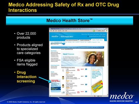 Medco Addressing Safety Of Rx And Otc Druginteractionsover 22