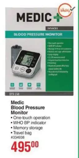 Medic Blood Preesure Monitor Offer At Dis Chem