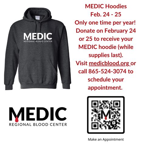 Medic Hoodies Medic Regional Blood Center