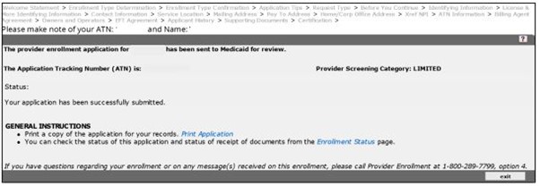 Medicaid Provider Number