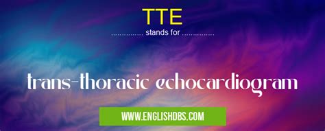 Medical Abbreviation Tte