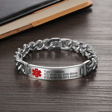 Medical Alert Bracelets For Men Buy Medical Id Toronto
