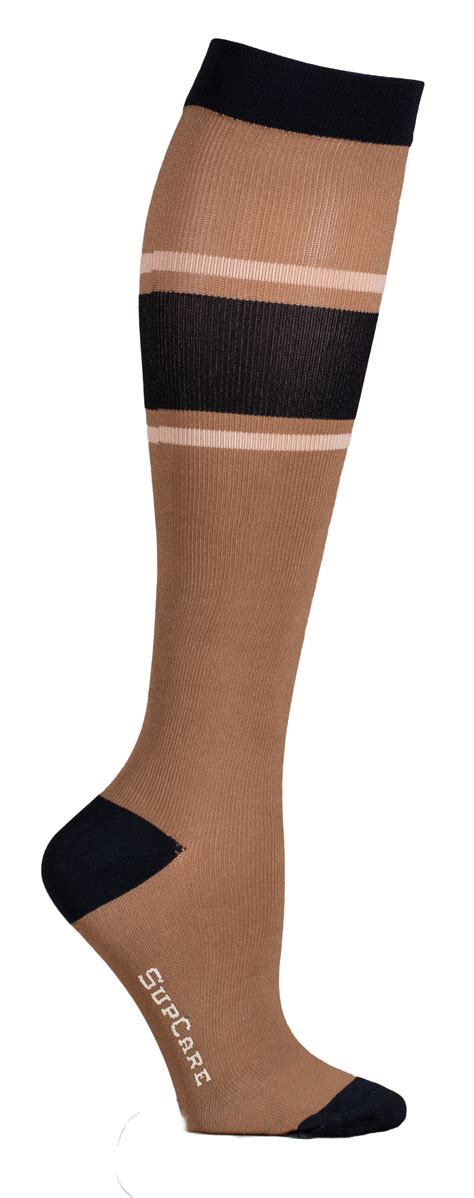 Medical Compression Stockings Class 2 Brown And Black