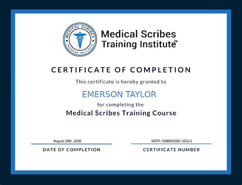Medical Scribe Certification