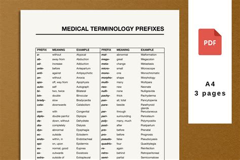 Medical Terminology List Of Suffixes Examples And Meanings Medical Term Medical Terminology List Of Suffixes Examples And Meanings Medical Term
