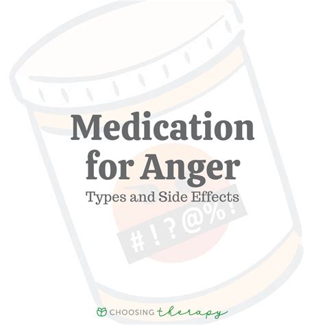 Medication For Anger Issues
