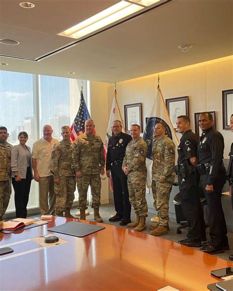 Meeting With Lapd Chief Of Police And Talent Acquisition Personnel All