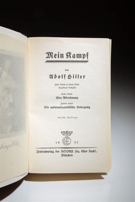 Mein Kampf The First Edition Rare Books